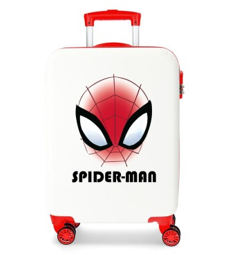 4251142 TROLLEY ABS 55CM.4R. SPIDERMAN AUTHENTIC BLANCO