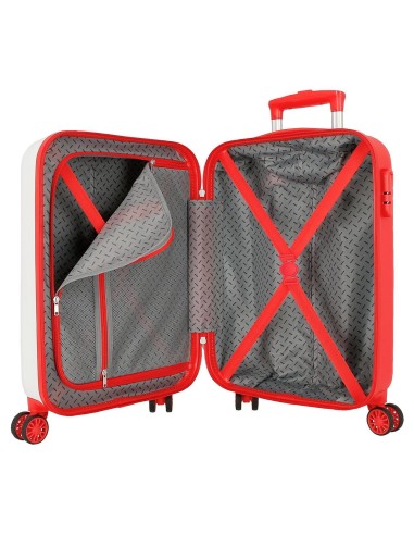 4251142 TROLLEY ABS 55CM.4R. SPIDERMAN AUTHENTIC BLANCO