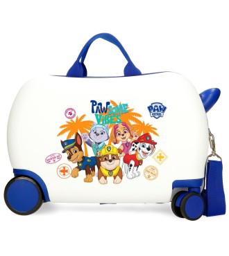 4261041 MALETA INF.ABS 4R. (2 MULTI) PAWSOME VINES BLANCO
