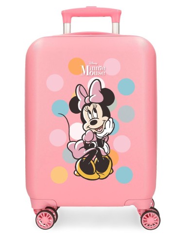4311341 TROLLEY ABS 50 CM.4R MINNIE COQUETTE ROSA