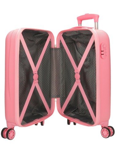 4311341 TROLLEY ABS 50 CM.4R MINNIE COQUETTE ROSA