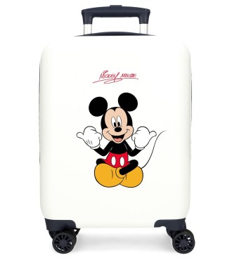 4331341 TROLLEY ABS 50 CM.4R MICKEY CHEERFUL BLANCO