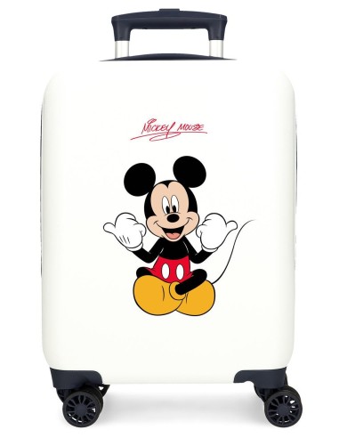 4331341 TROLLEY ABS 50 CM.4R MICKEY CHEERFUL BLANCO