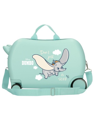 4411041 MALETA INF.ABS 4R.(2 MULTI.) 45CM. DUMBO FLY TURQUES