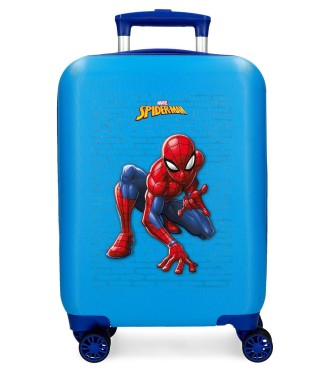 4451341 TROLLEY ABS 50 CM.4R SPIDERMAN VIGILANT AZUL