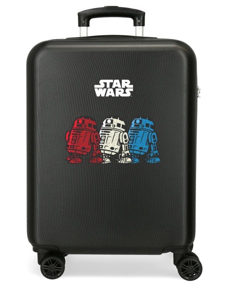 4571141 TROLLEY ABS 55CM.4R. STAR WARS R2D2 NEGRO