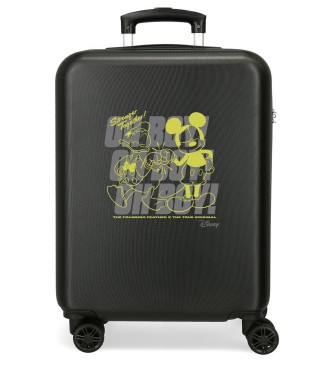 4581141 TROLLEY ABS 55CM.4R. MICKEY OH BOY NEGRO