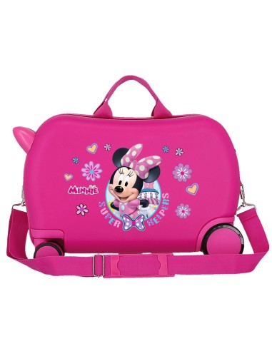 4571062 MALETA INF.ABS 4R.(2 MULTI.) 45CM.MINNIE SUPER HELPE