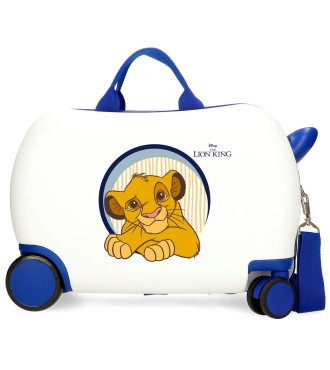 4751021 MALETA INF.ABS 4R.(2 MULTI.) 45CM.HAKUNA MATATA BLAN