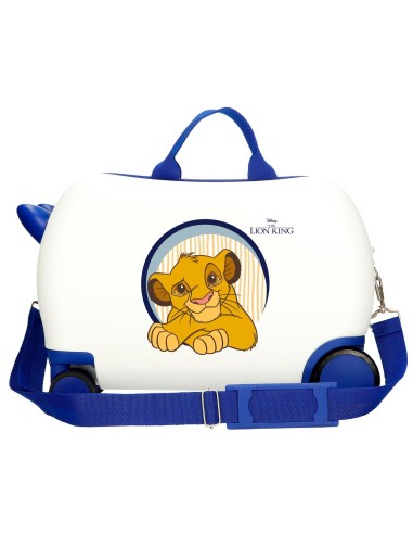 4751021 MALETA INF.ABS 4R.(2 MULTI.) 45CM.HAKUNA MATATA BLAN