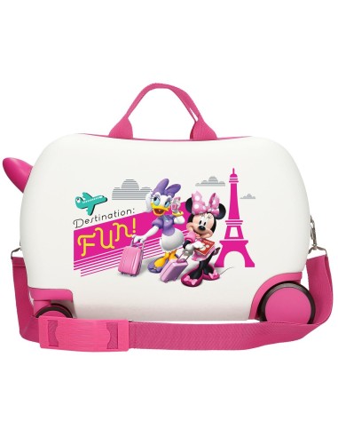 4751042 MALETA INF.ABS 4R.(2 MULTI.) 45CM.MINNIE & DAISY PAR