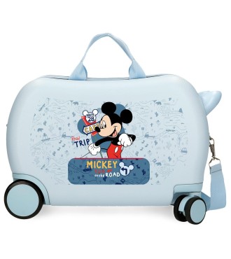 4951021 MALETA INF.ABS 4R.(2 MULTI.) 45CM. MICKEY ROAD TRIP