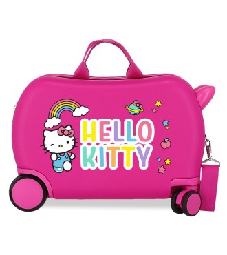 2151022 MALETA INF.ABS 4R.(2 MULTI.) 45CM.HELLO KITTY YOU RE