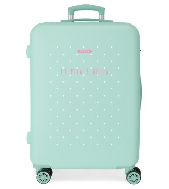 3751221 TROLLEY ABS 70CM.4R MOVOM LA VITA E BELLA TURQUESA
