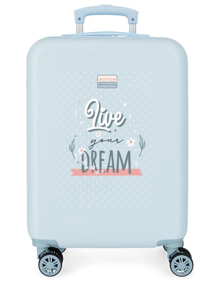 3761121 TROLLEY ABS 55CM.4R. MOVOM LIVE YOUR DREAMS