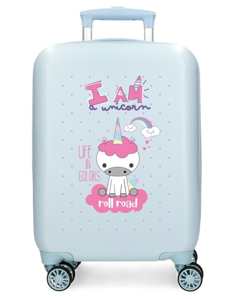 4071341 TROLLEY ABS 50CM.4R.ROLL ROAD I AM UNICORN AZUL CLAR