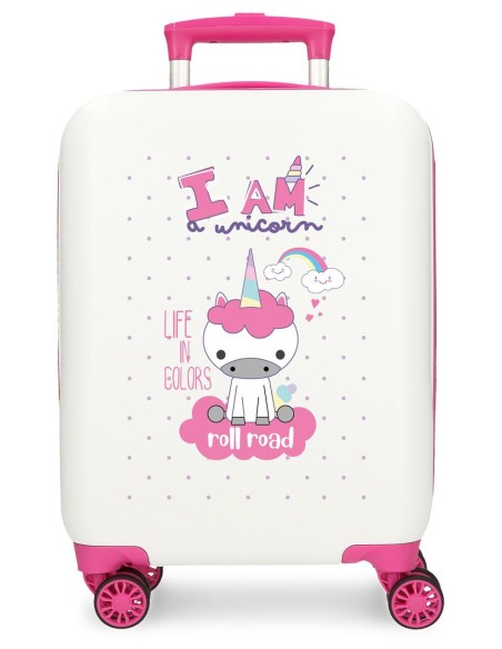 4071343 TROLLEY ABS 50CM.4R.ROLL ROAD I AM UNICORN BLANCO 4071343 TROLLEY ABS 50CM.4R.ROLL ROAD I AM UNICORN BLANCO