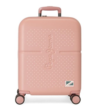 6438624 TROLLEY ABS 55CM.C/EXP. 4R. PJL LAILA ROSA CLARO