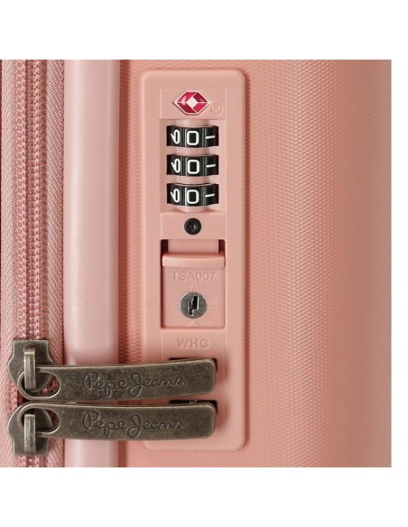 6438624 TROLLEY ABS 55CM.C/EXP. 4R. PJL LAILA ROSA CLARO 6438624 TROLLEY ABS 55CM.C/EXP. 4R. PJL LAILA ROSA CLARO