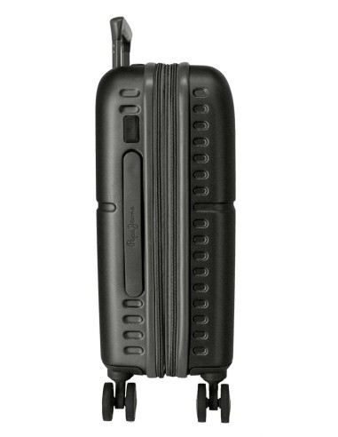 7688621 TROLLEY ABS 55CM.C/EXP. 4R. PJL HIGHLIGHT NEGRO
