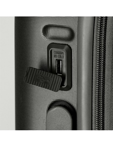 7688621 TROLLEY ABS 55CM.C/EXP. 4R. PJL HIGHLIGHT NEGRO