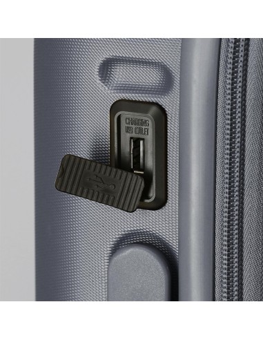 7688622 TROLLEY ABS 55CM.C/EXP. 4R. PJL HIGHLIGHT MARINO