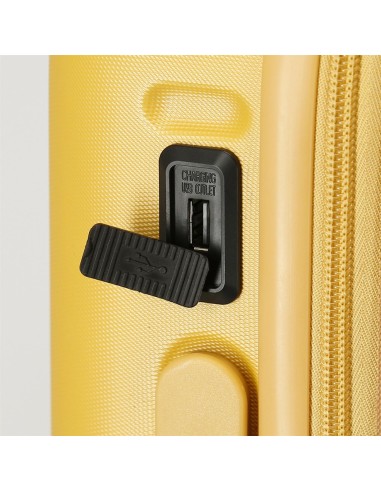 7688623 TROLLEY ABS 55CM.C/EXP. 4R. PJL HIGHLIGHT OCRE