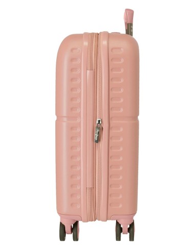 7688624 TROLLEY ABS 55CM.C/EXP. 4R. PJL HIGHLIGHT ROSA CLARO