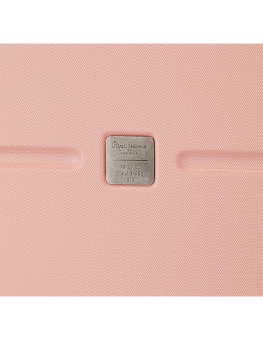 7688624 TROLLEY ABS 55CM.C/EXP. 4R. PJL HIGHLIGHT ROSA CLARO