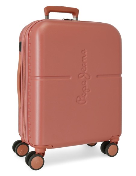 7688626 TROLLEY ABS 55CM.C/EXP. 4R. PJL HIGHLIGHT TERRACOTA