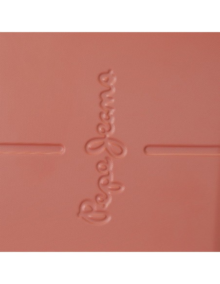 7688626 TROLLEY ABS 55CM.C/EXP. 4R. PJL HIGHLIGHT TERRACOTA