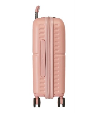 7689124 TROLLEY ABS 55CM.4R.PJL HIGHLIGHT ROSA CLARO 2