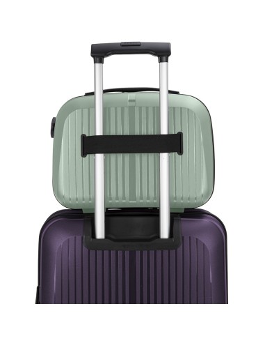 Set 3 Maletas C22-M-L + Neceser Gabol Brooklyn Verde Jueg...