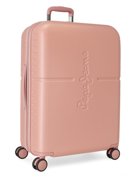 7689224 TROLLEY ABS 70CM. C/EXP. 4R.PJL HIGHLIGHT ROSA CLARO