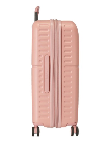 7689224 TROLLEY ABS 70CM. C/EXP. 4R.PJL HIGHLIGHT ROSA CLARO