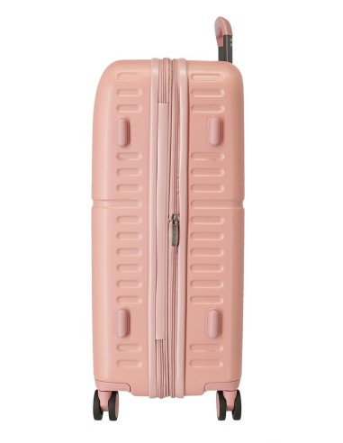 7689224 TROLLEY ABS 70CM. C/EXP. 4R.PJL HIGHLIGHT ROSA CLARO