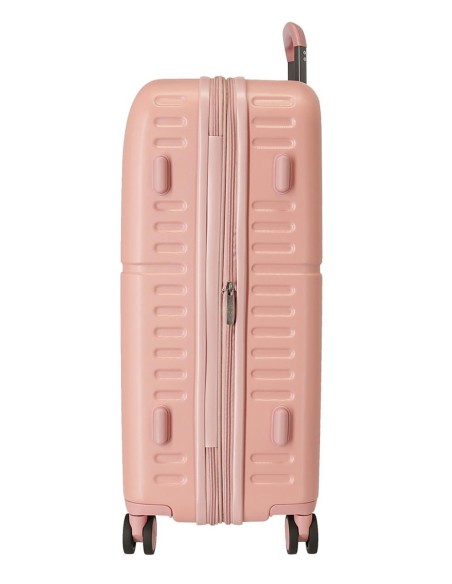 7689224 TROLLEY ABS 70CM. C/EXP. 4R.PJL HIGHLIGHT ROSA CLARO