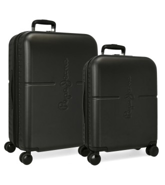 7689521 SET/2 TROLLEY  ABS 55-70CM.4R.PJL HIGHLIGHT NEGRO