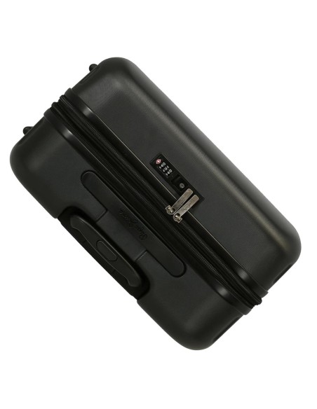 7689521 SET/2 TROLLEY  ABS 55-70CM.4R.PJL HIGHLIGHT NEGRO