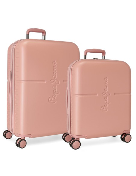 7689524 SET/2 TROLLEY  ABS 55-70CM.4R.PJL HIGHLIGHT ROSA CLA