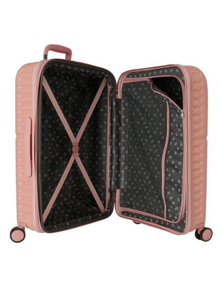 7689524 SET/2 TROLLEY  ABS 55-70CM.4R.PJL HIGHLIGHT ROSA CLA