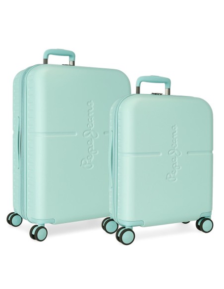 7689525 SET/2 TROLLEY  ABS 55-70CM.4R.PJL HIGHLIGHT TURQUESA