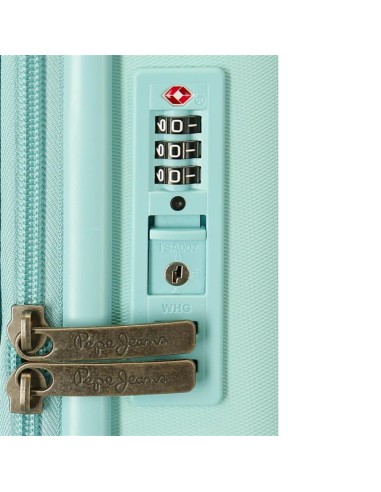 7689525 SET/2 TROLLEY  ABS 55-70CM.4R.PJL HIGHLIGHT TURQUESA