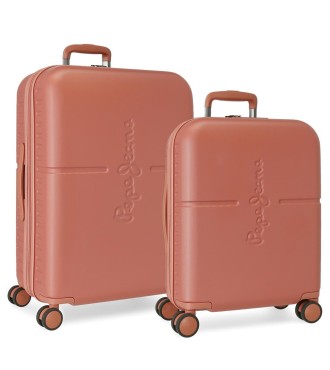 7689526 SET/2 TROLLEY  ABS 55-70CM.4R.PJL HIGHLIGHT TERRACOT
