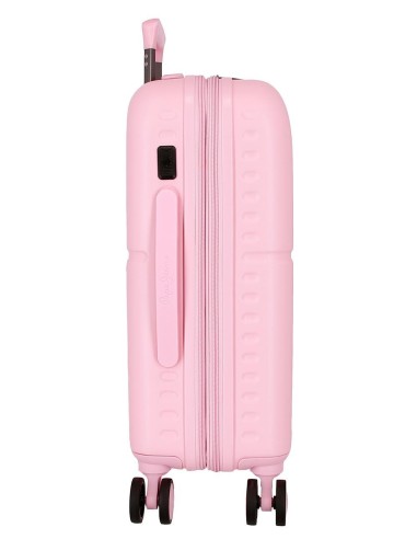 768862C TROLLEY ABS 55CM.C/EXP. 4R. PJL HIGHLIGHT ROSA CLARO