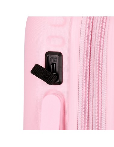 768862C TROLLEY ABS 55CM.C/EXP. 4R. PJL HIGHLIGHT ROSA CLARO