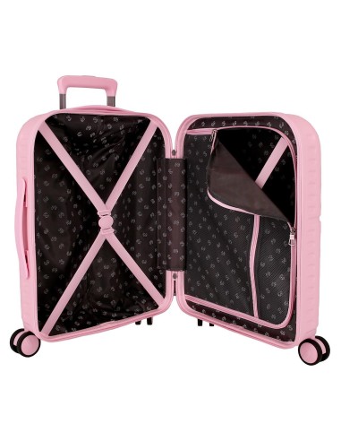 768912C TROLLEY ABS 55CM.4R.PJL HIGHLIGHT ROSA CLARO