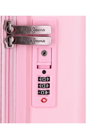 768912C TROLLEY ABS 55CM.4R.PJL HIGHLIGHT ROSA CLARO