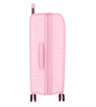768922C TROLLEY ABS 70CM. C/EXP. 4R.PJL HIGHLIGHT ROSA CLARO 2