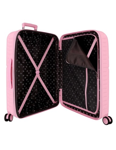 768922C TROLLEY ABS 70CM. C/EXP. 4R.PJL HIGHLIGHT ROSA CLARO